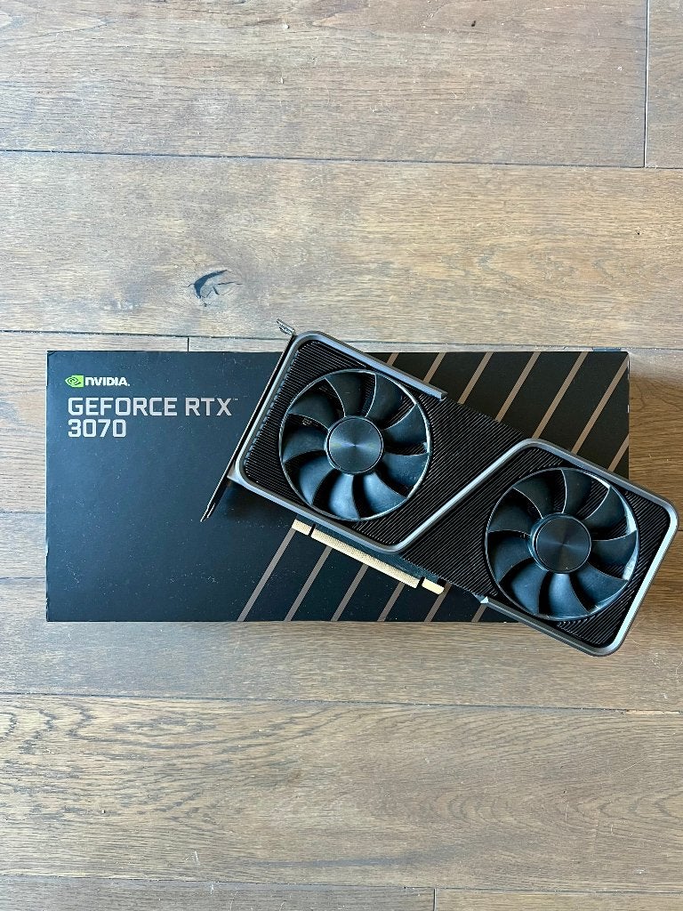NVIDIA RTX 3070 Founders Edition, Computers en Software, Gebruikt, GDDR6, PCI-Express 4, Ophalen of Verzenden