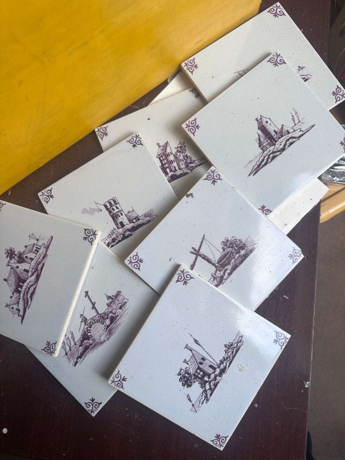 50x Antieke muurtegels, Antiek en Kunst, Ophalen