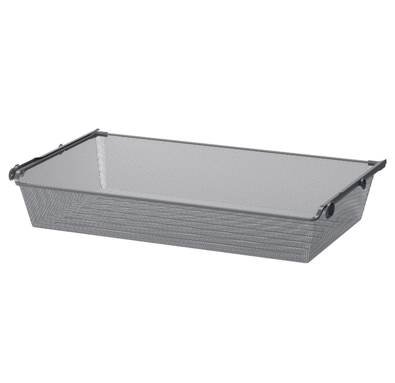 IKEA KOMPLEMENT grote draadmanden – 5 stuks inclusief rails, Ophalen, 50 tot 100 cm, Zo goed als nieuw, Minder dan 100 cm