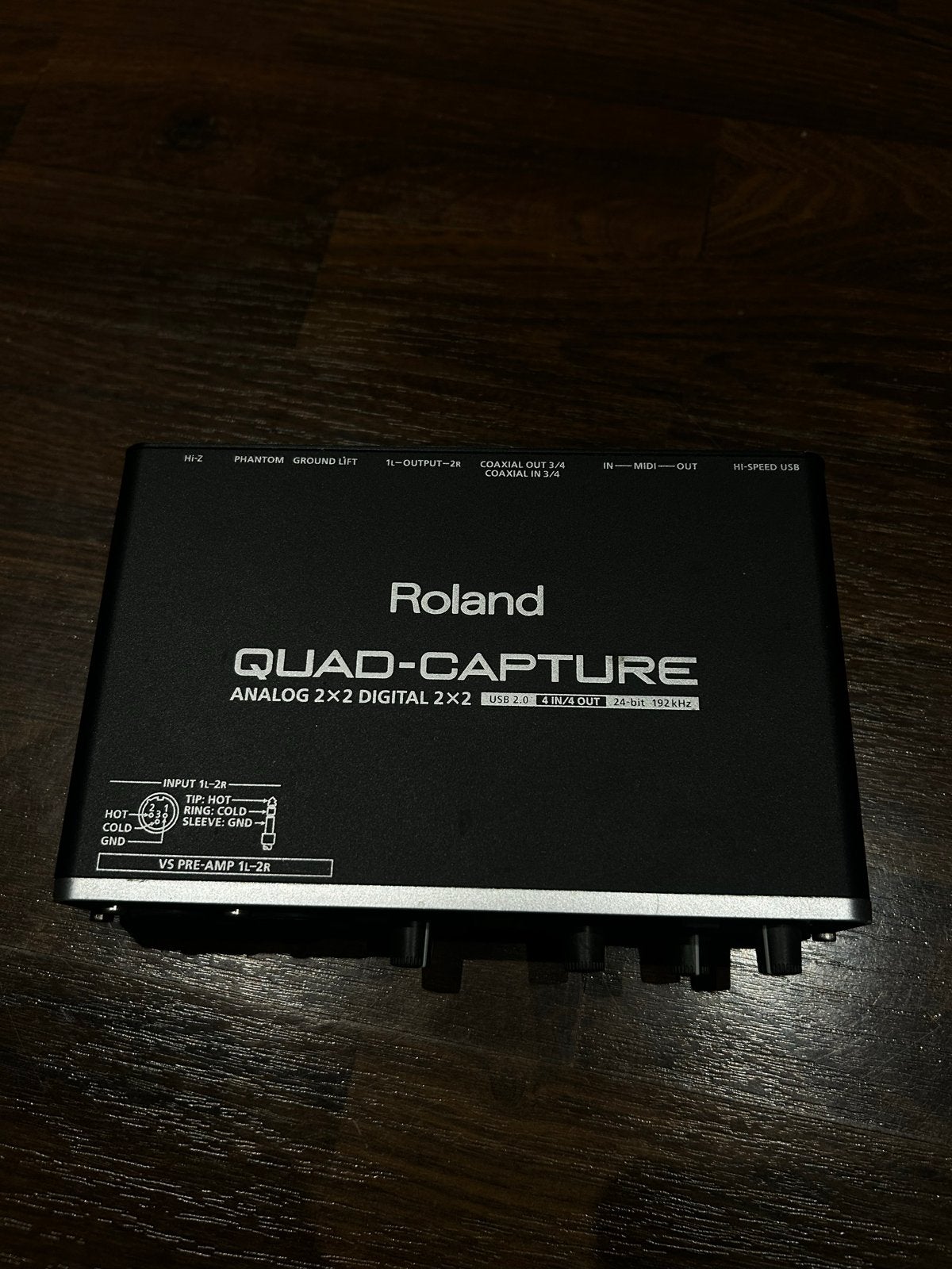 Roland QUAD-CAPTURE Audio Interface - USB 2.0, Ophalen of Verzenden, Zo goed als nieuw