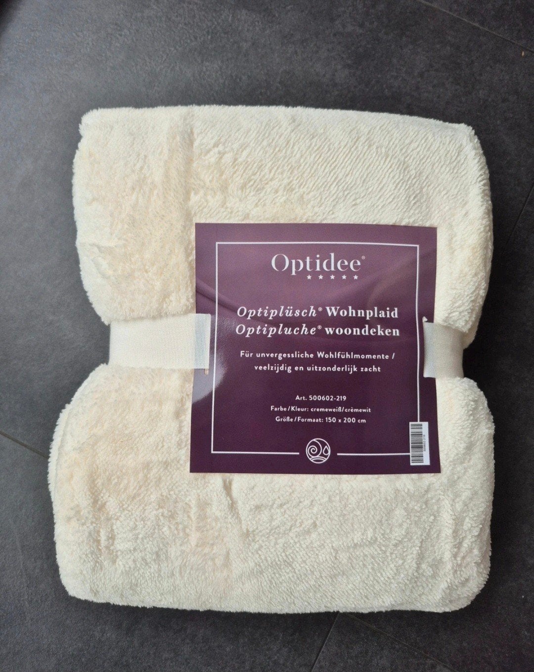 Optidee Woondeken optipluche, Overige kleuren, Nieuw, Wasbaar, 200 cm