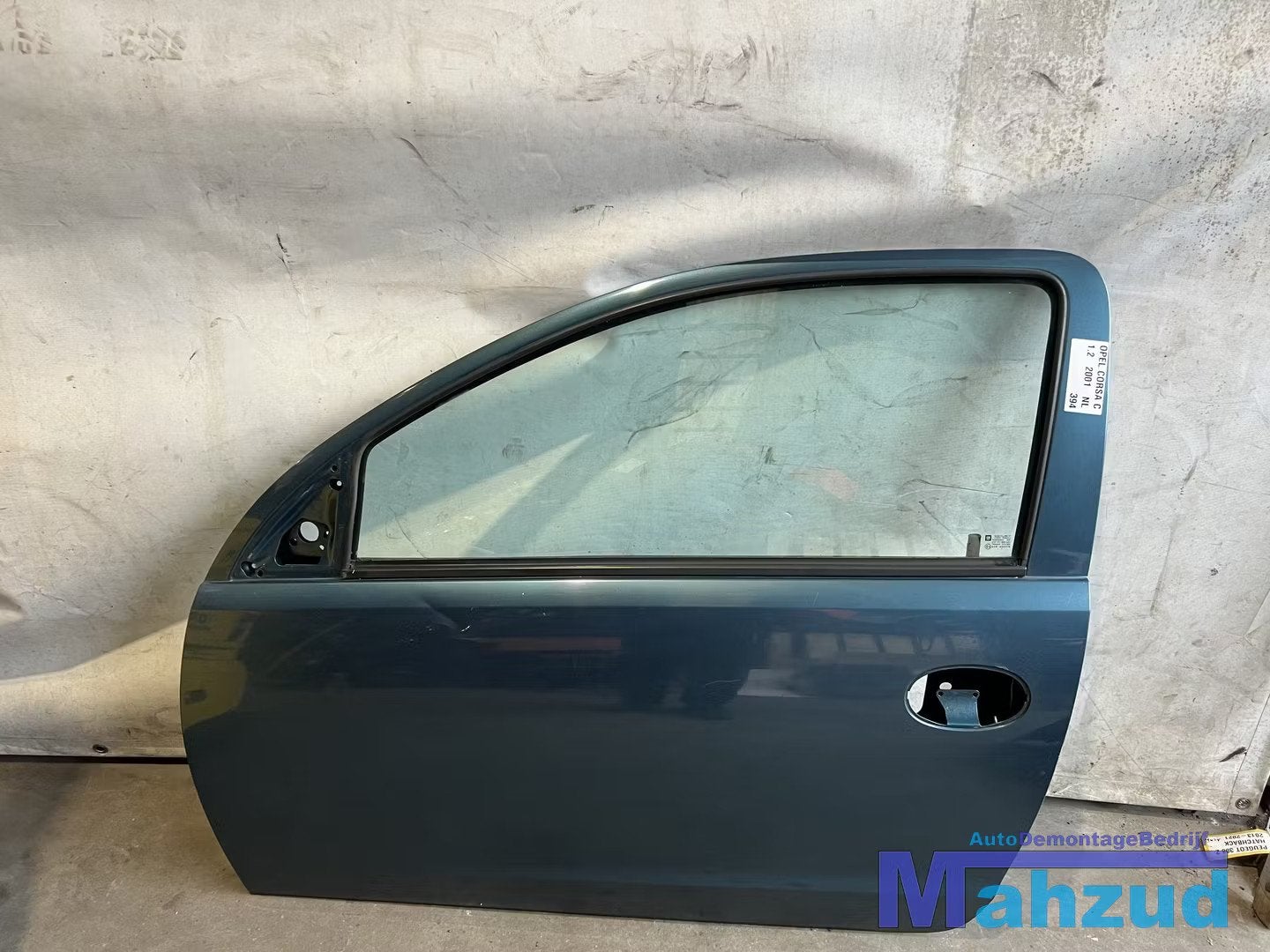 OPEL CORSA C Groen Z20M Links linker deur 2000-2005, Gebruikt, Deur, Opel Automobile GmbH, Ophalen of Verzenden
