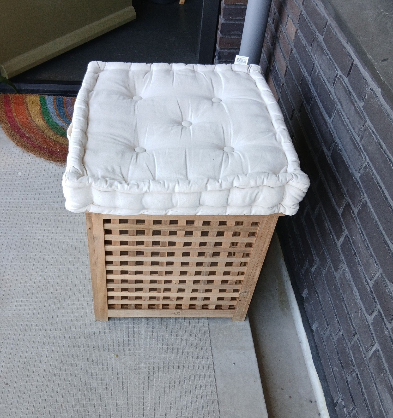 Tafeltje/zitplek, Huis en Inrichting, Woonaccessoires | Kisten, Ophalen, 50 tot 100 cm, Minder dan 50 cm