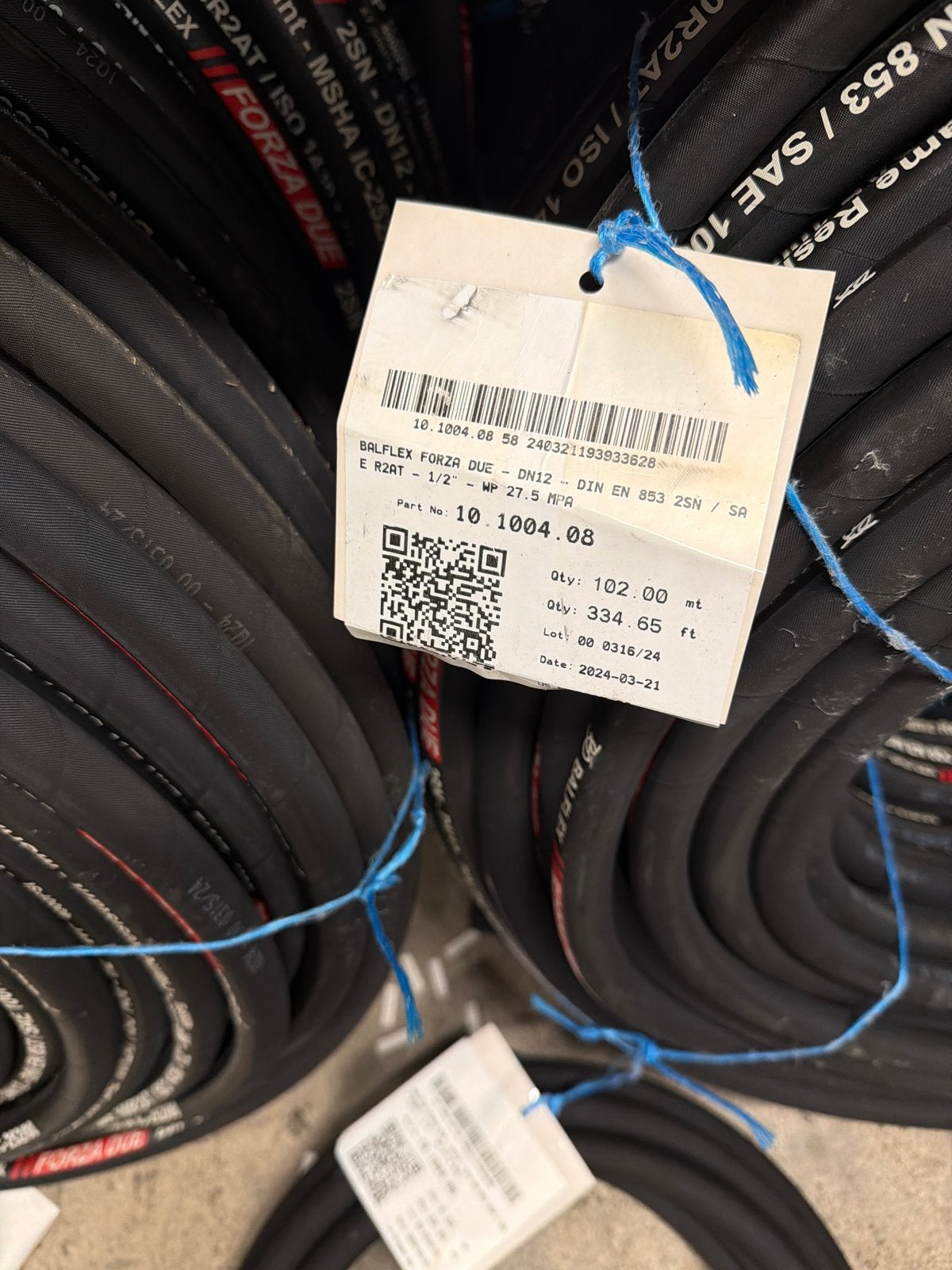 BALFLEX FORZA DUE Hydraulische Slang - 1/2" - 102m, Doe-het-zelf en Verbouw, Overige materialen, 6 meter of meer, Overige typen