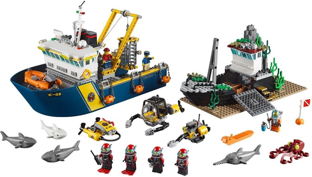 60095 - City: Deep Sea Exploration Vessel, Hello@support.lego.com, Lego, Nieuw, Ophalen of Verzenden