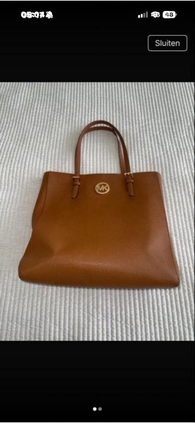 Michael Kors Shopper - Bruin, Sieraden, Tassen en Uiterlijk, Tassen | Damestassen, Ophalen of Verzenden, Gebruikt, Bruin, Shopper