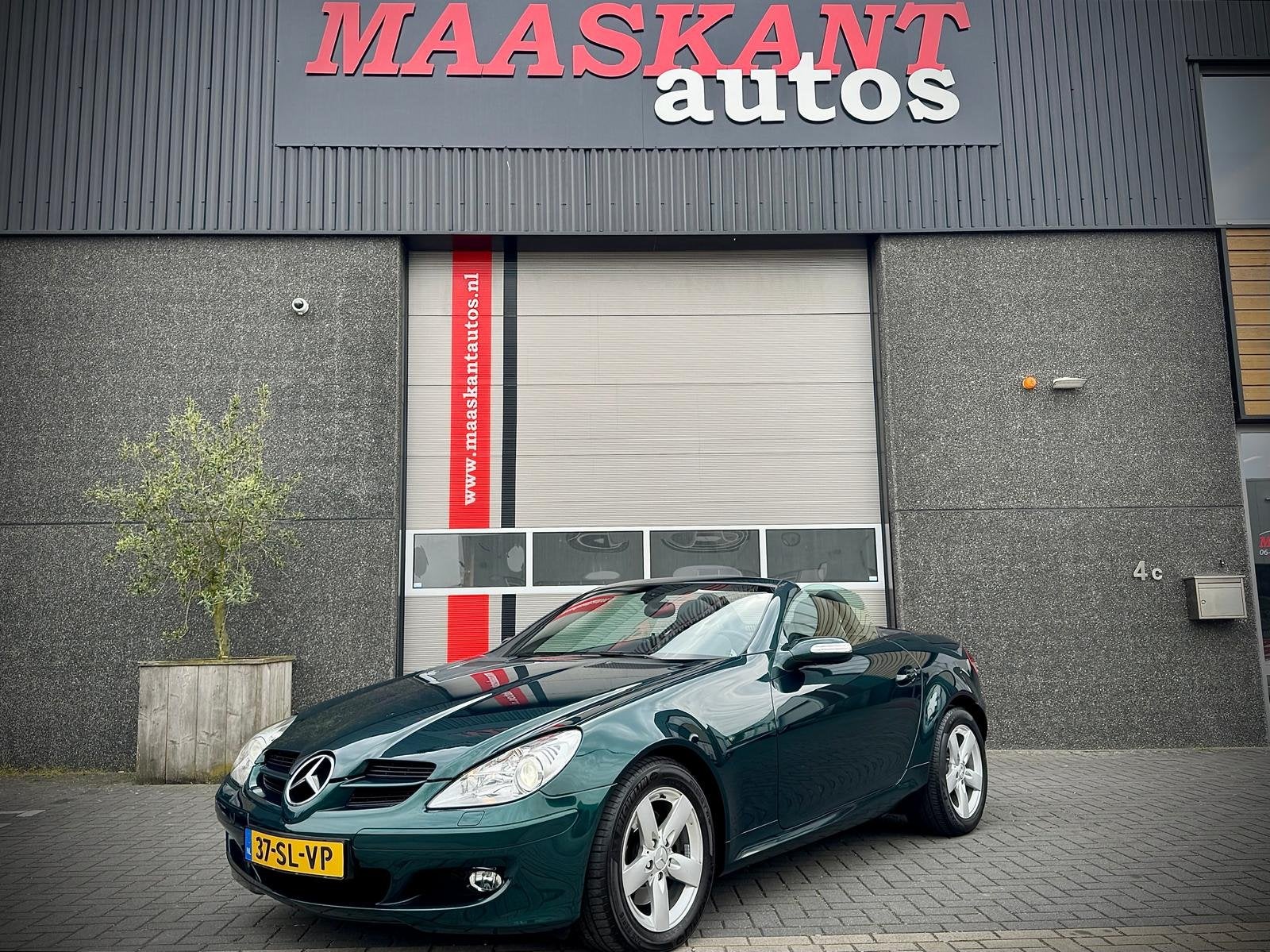 Mercedes SLK-Klasse 280 / Aut 7 / Andratite green / Airscarf, Auto's, Mercedes-Benz, Gebruikt, Zwart, Bedrijf, 2 stoelen