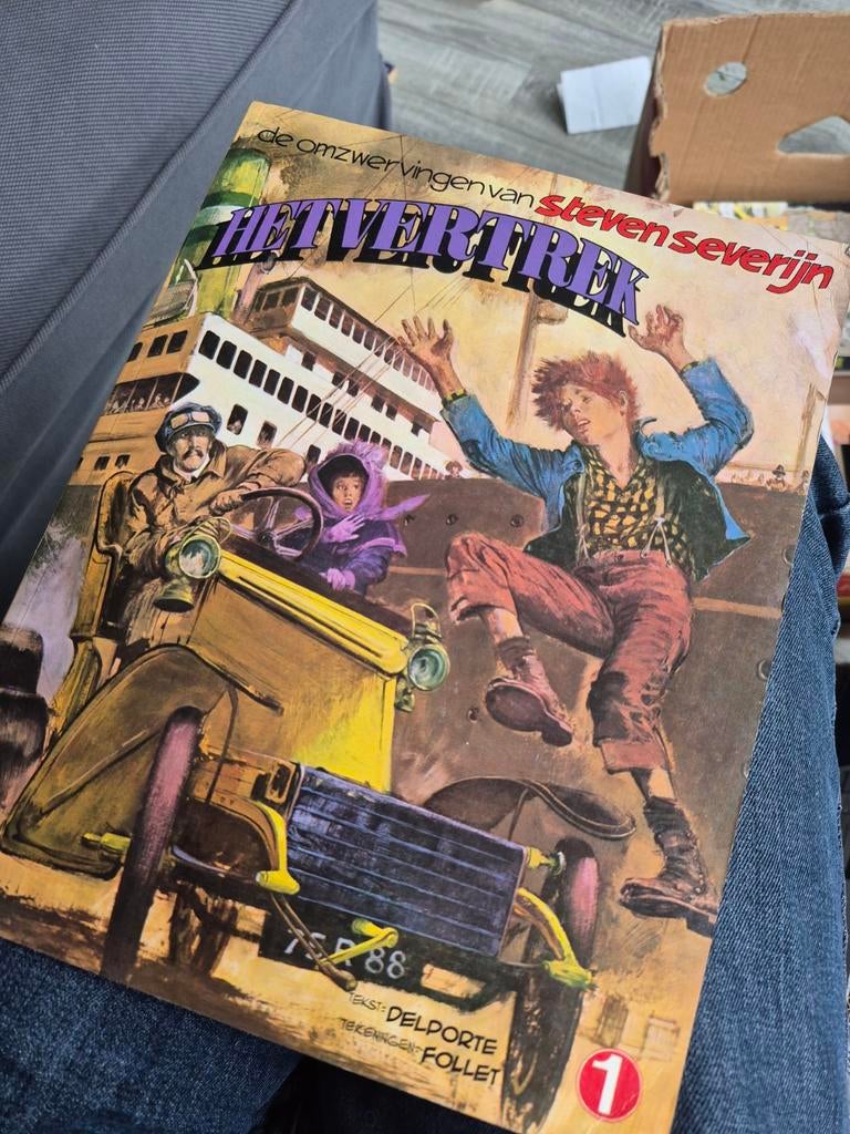 De Omzwervingen van Steven Severijn: Het Vertrek (deel 1), Eén stripboek, Ophalen of Verzenden, Gelezen, Steven Severijn