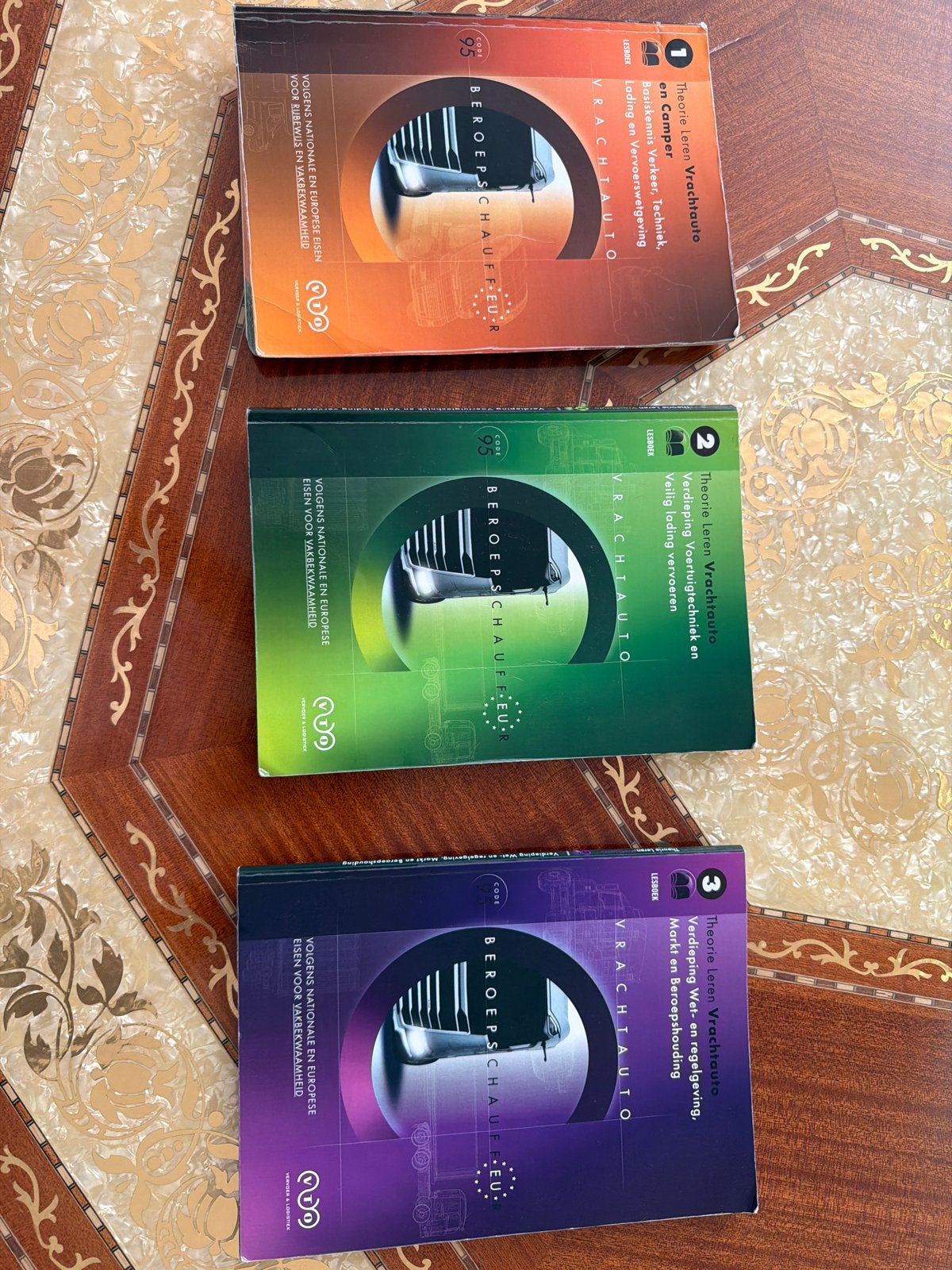 Vrachtauto Theorieboeken Set (3 delen) - Rijbewijs C, Boeken, Ophalen of Verzenden, Gelezen, Overige onderwerpen