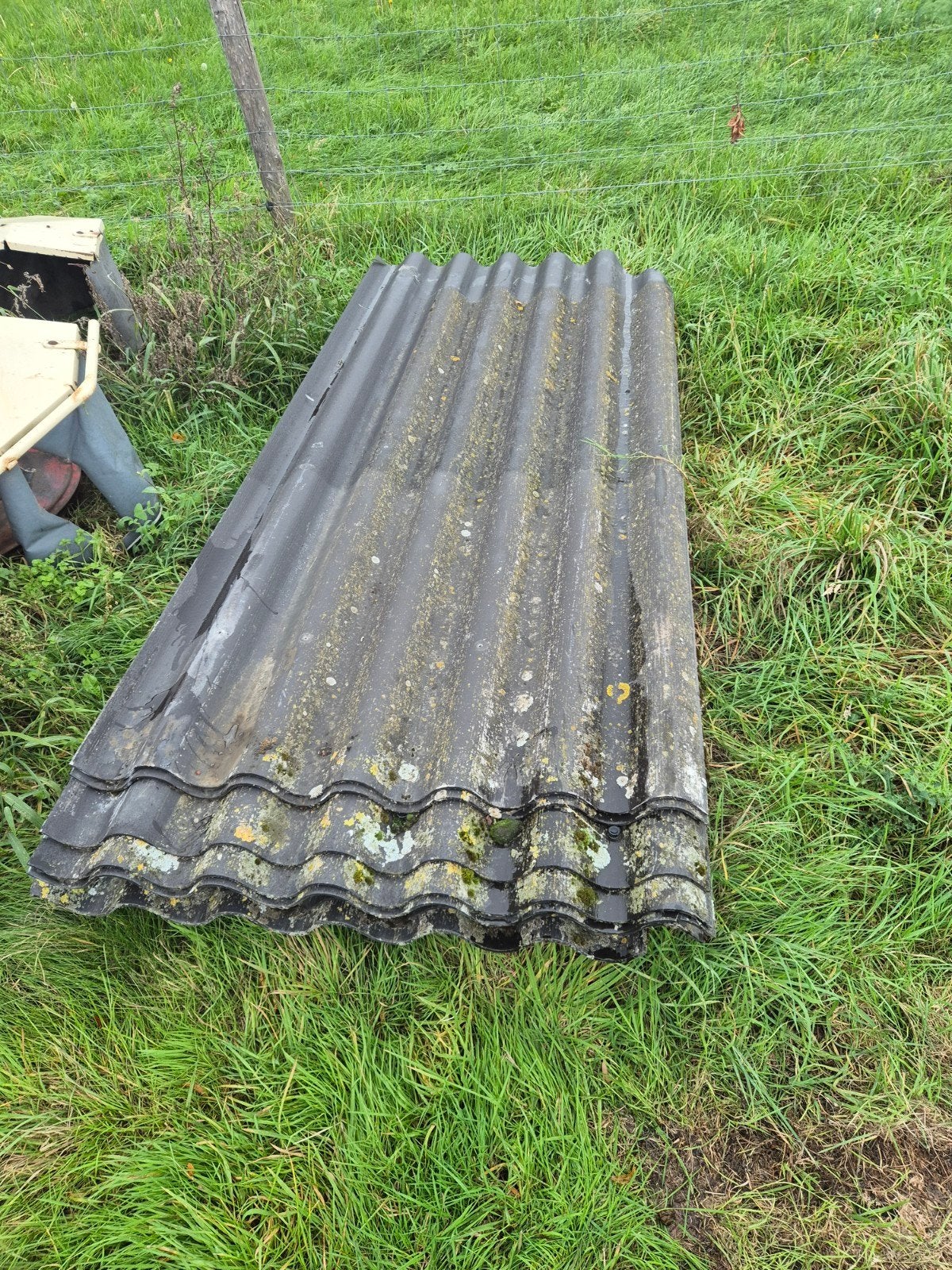 Gratis asbestvrije golfplaten, Ophalen, Overige materialen, Gebruikt, Zwart
