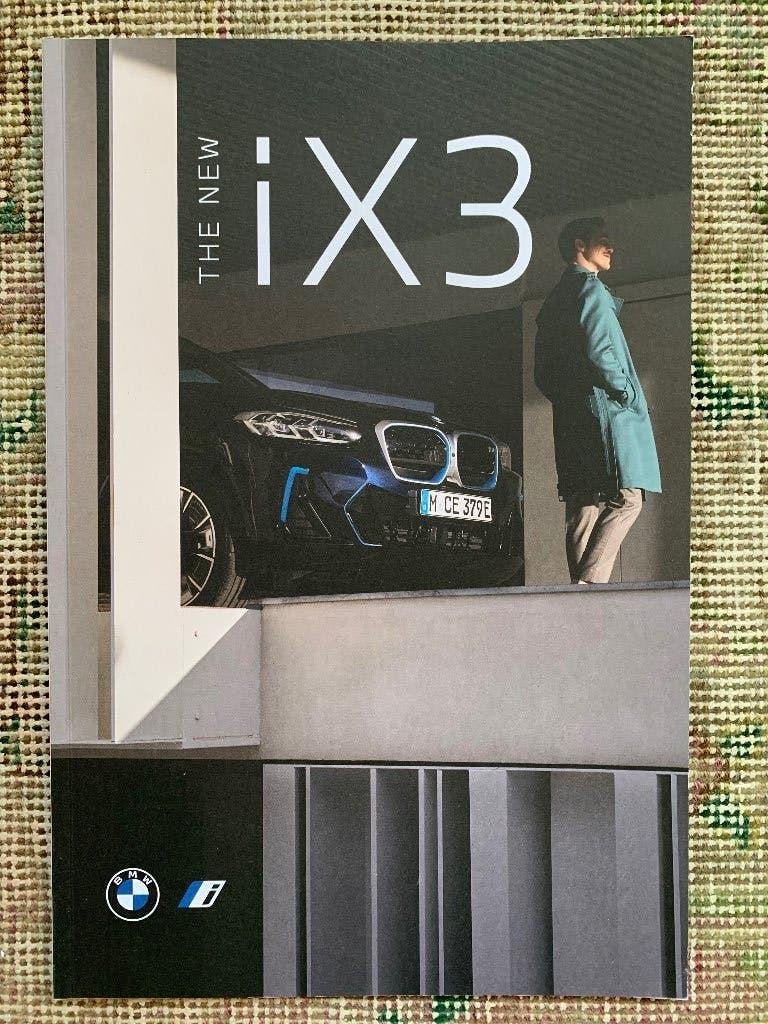Nederlandstalige brochure folder BMW iX3 2021 nieuw, Nieuw, Ophalen of Verzenden, BMW, BMW