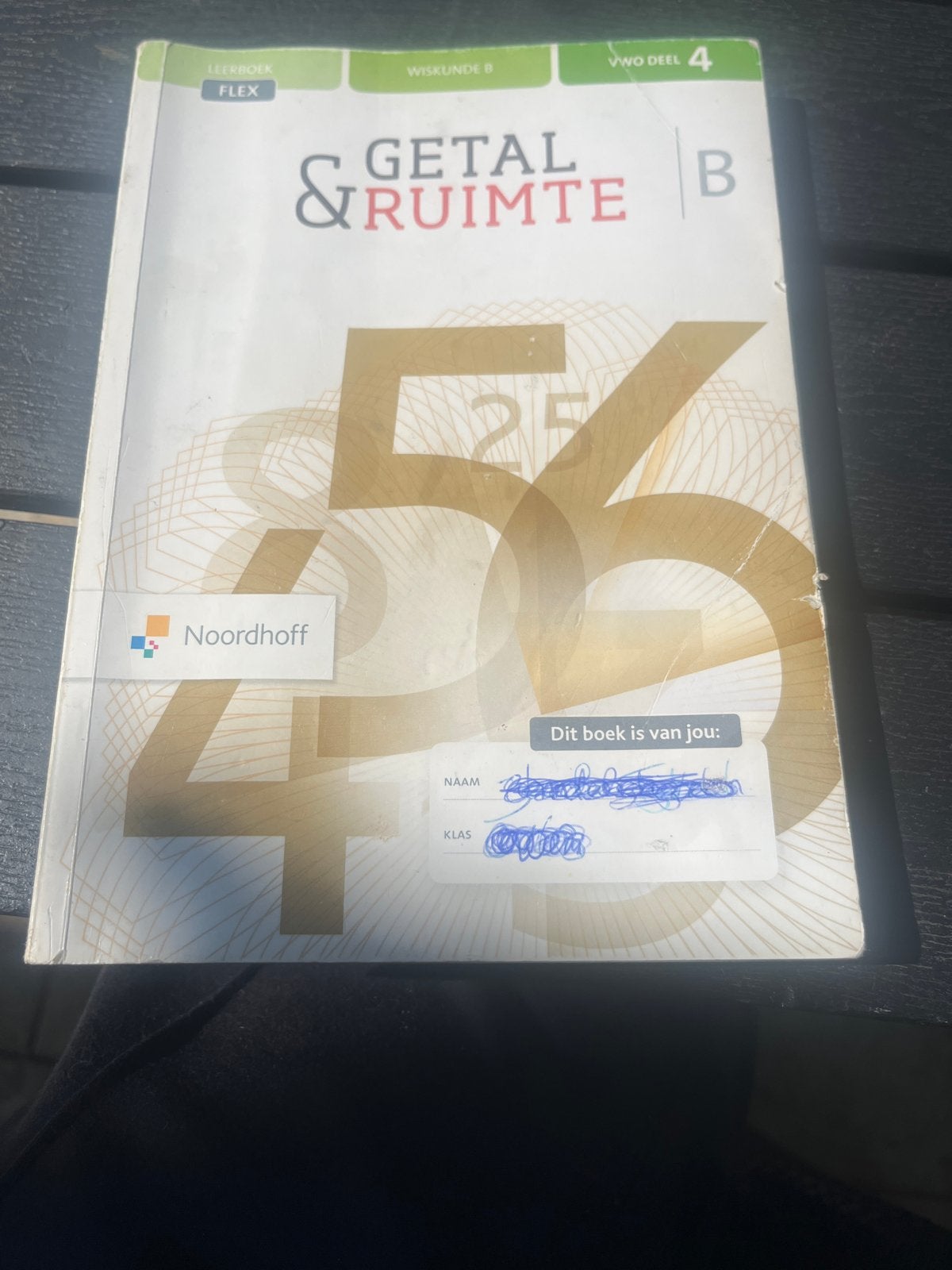 Getal & Ruimte Wiskunde B VWO Deel 4 (Noordhoff), Boeken, Ophalen of Verzenden, Gelezen, VWO, Wiskunde B