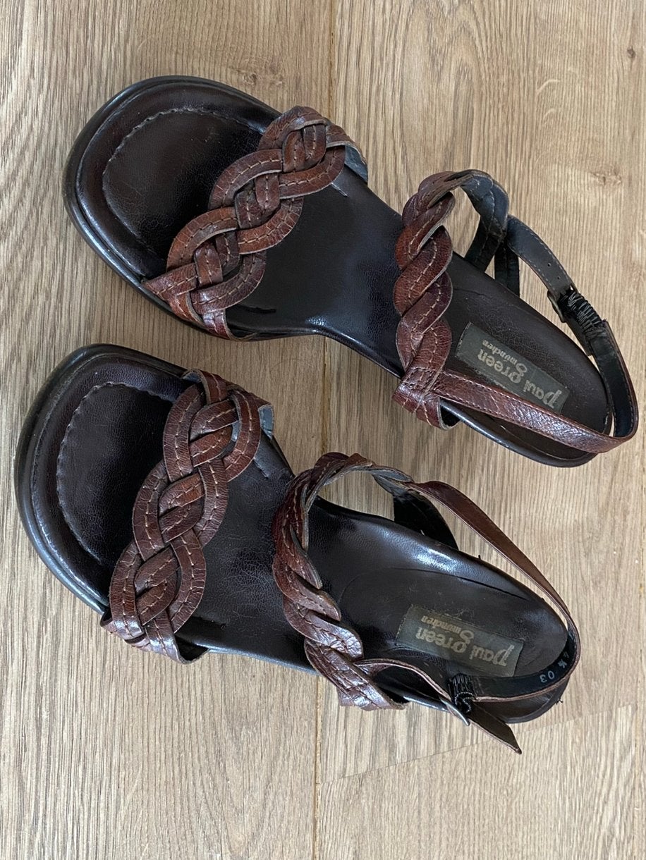 Leuke dames sandaaltjes maat 37, Ophalen of Verzenden, Gedragen, Sandalen of Muiltjes