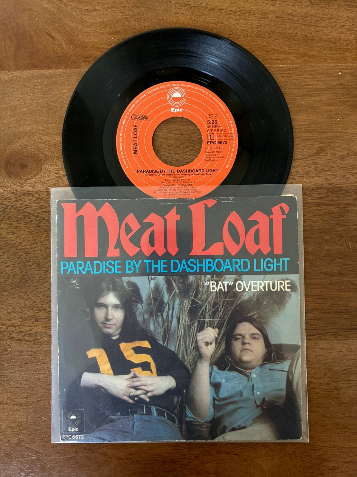 Meat Loaf - Paradise by the dashboard light, Cd's en Dvd's, Vinyl Singles, Ophalen of Verzenden, 7 inch