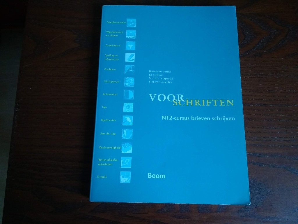 Voor-schriften, Voorschriften NT2-cursus brieven schrijven, Ophalen of Verzenden, Alpha, Zo goed als nieuw