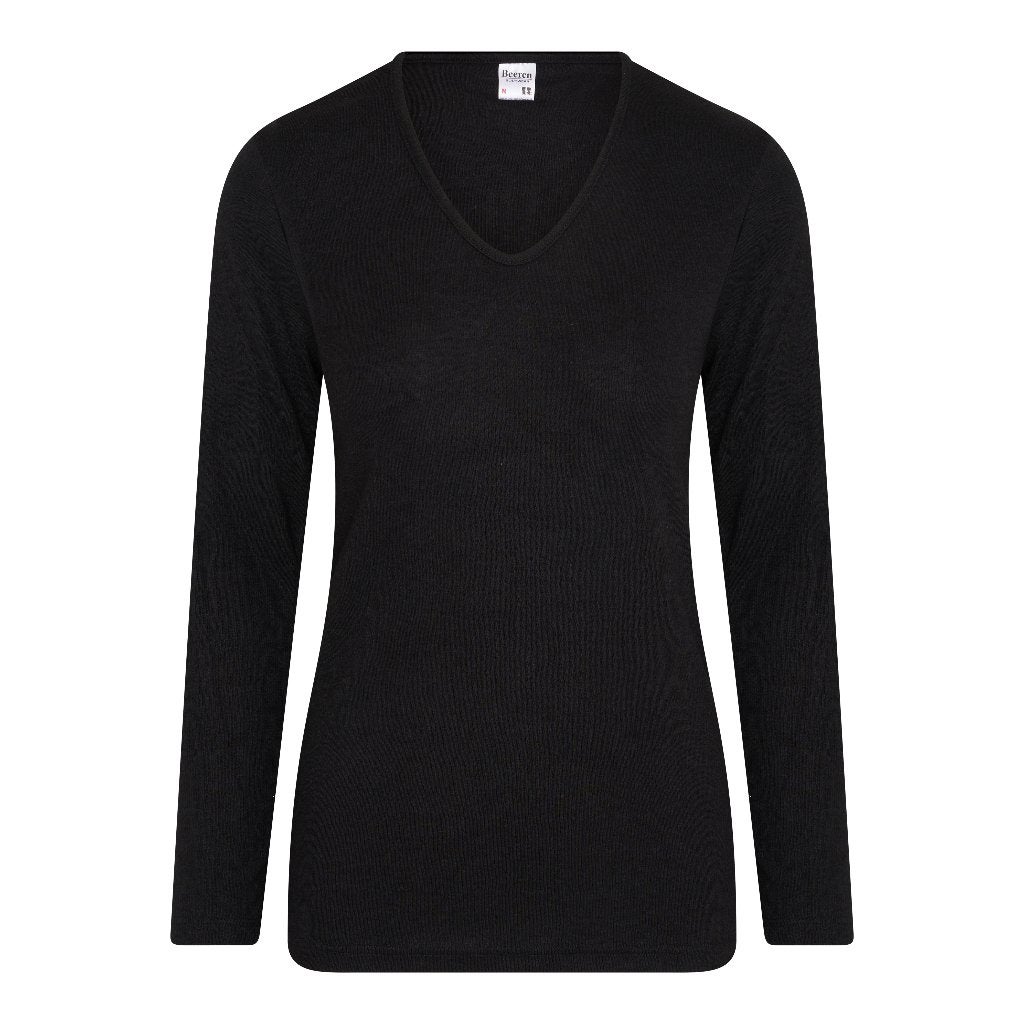 Beeren Dames Thermo Shirt L. Mouwen zwart mt S-XXL 2st Nw, Zwart, Ophalen of Verzenden, Nvt, Nvt