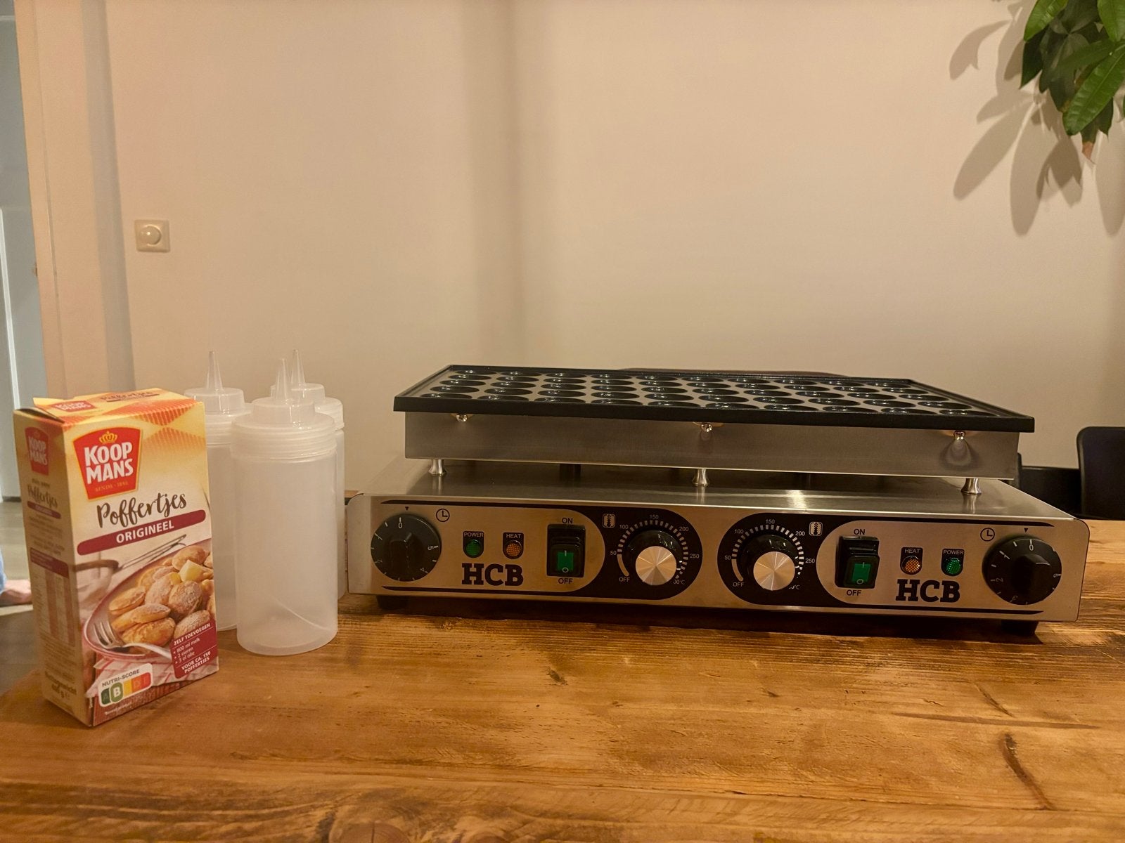 Poffertjespan te huur - prof poffertjesplaat 50 poffertjes, Ophalen, Zo goed als nieuw, Overige