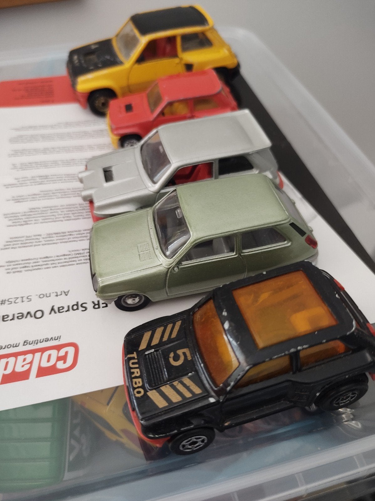 5x Renault 5 modelauto's, Hobby en Vrije tijd, Ophalen of Verzenden, Gebruikt, Auto, Overige merken