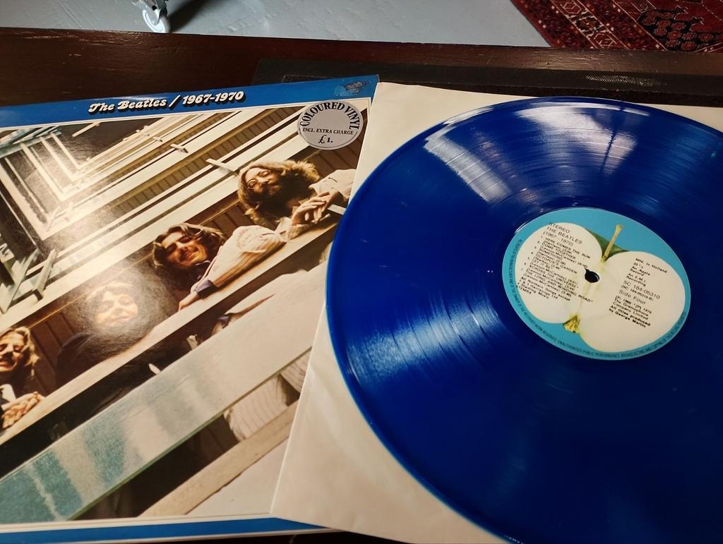 The Beatles 1967-1970 Ned blauwe persing, Cd's en Dvd's, Vinyl | Overige Vinyl, Ophalen of Verzenden, Gebruikt, Overige formaten