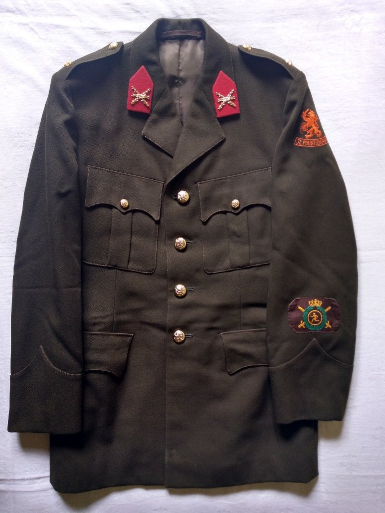 Buitenmodel DT63 Sportinstructeur Chassé uniform jas broek, Ophalen of Verzenden, Landmacht, Nederland, Kleding of Schoenen