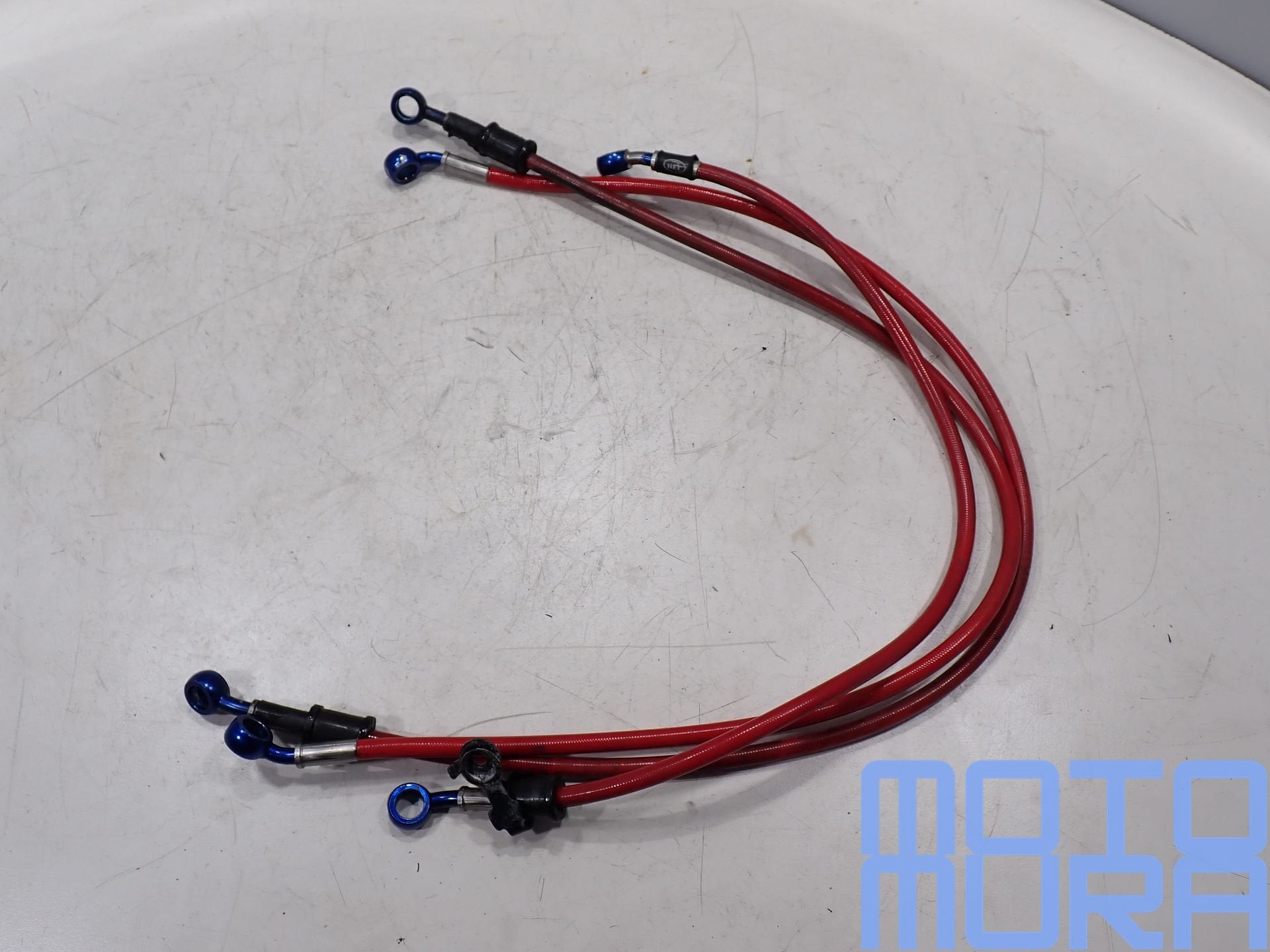 Honda CBR 1000 RR 2004 - 2007 remleidingen set stalen remlei, Motoren, Onderdelen | Honda, Gebruikt, -, -, Ophalen of Verzenden