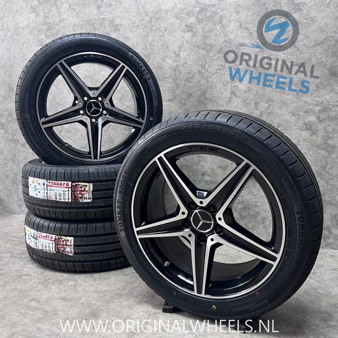 18 inch originele AMG velgen + zomerbanden Mercedes Vito, 18 inch, -, -, Banden en Velgen