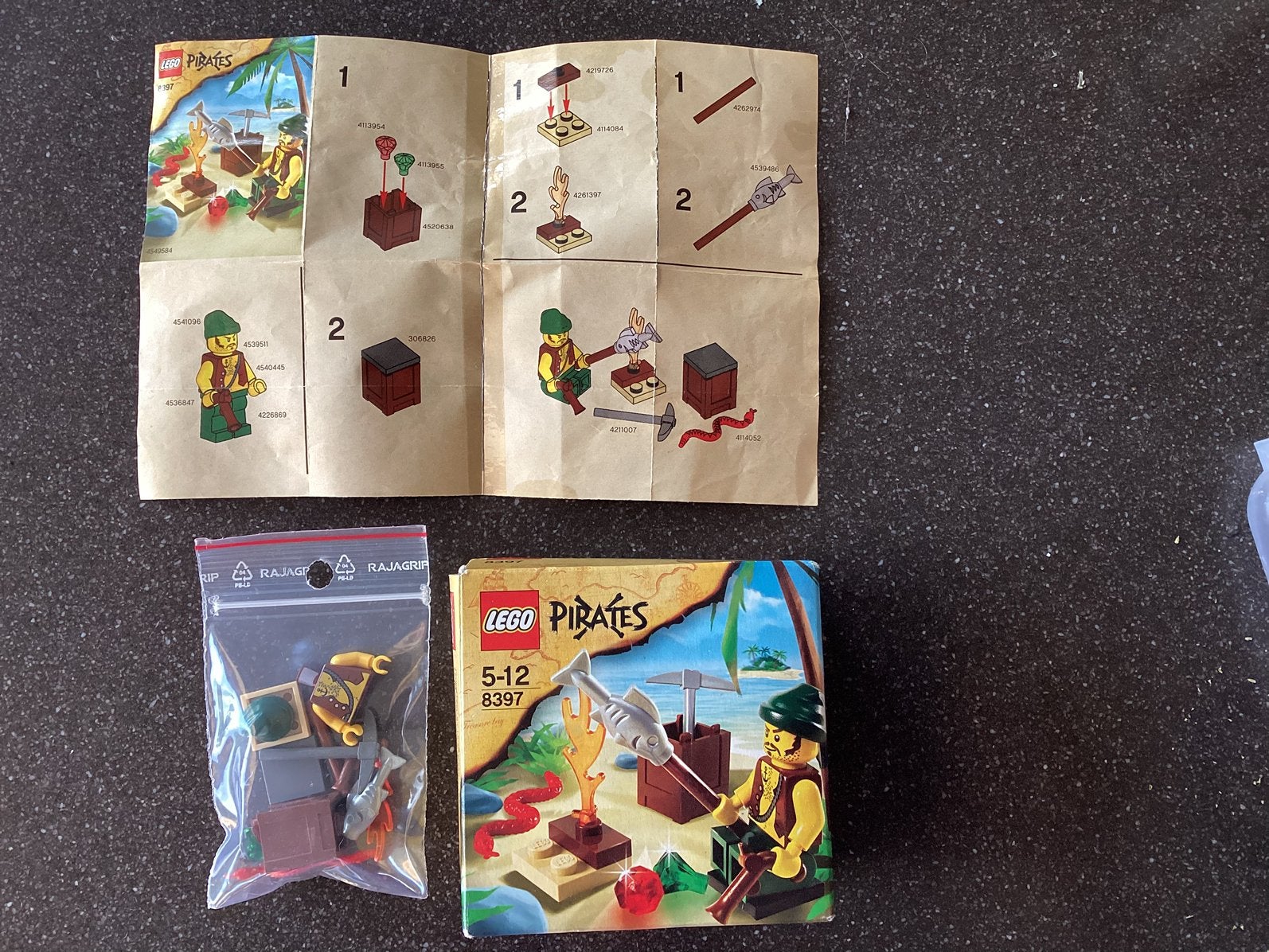 Lego 8397 Pirates minifiguur minifiguren, Kinderen en Baby's, Speelgoed | Duplo en Lego, Ophalen of Verzenden, Zo goed als nieuw