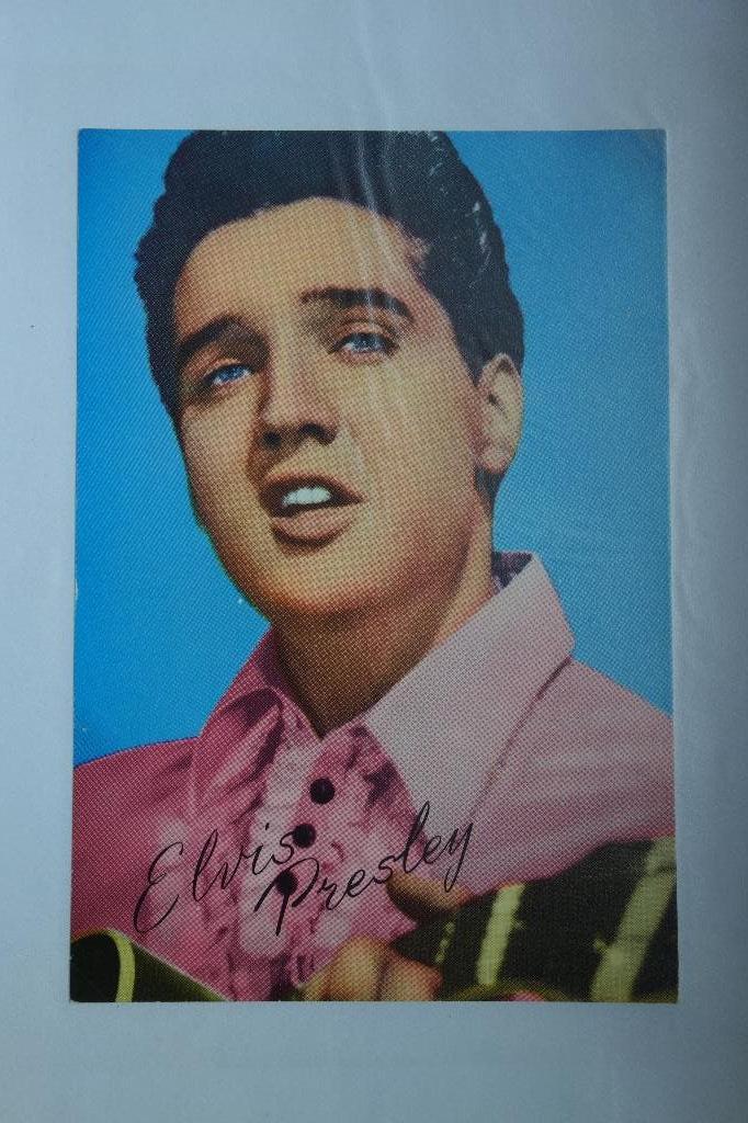Elvis Presley foto, Verzamelen, Muziek, Artiesten en Beroemdheden, Verzenden, Zo goed als nieuw, Foto of Kaart