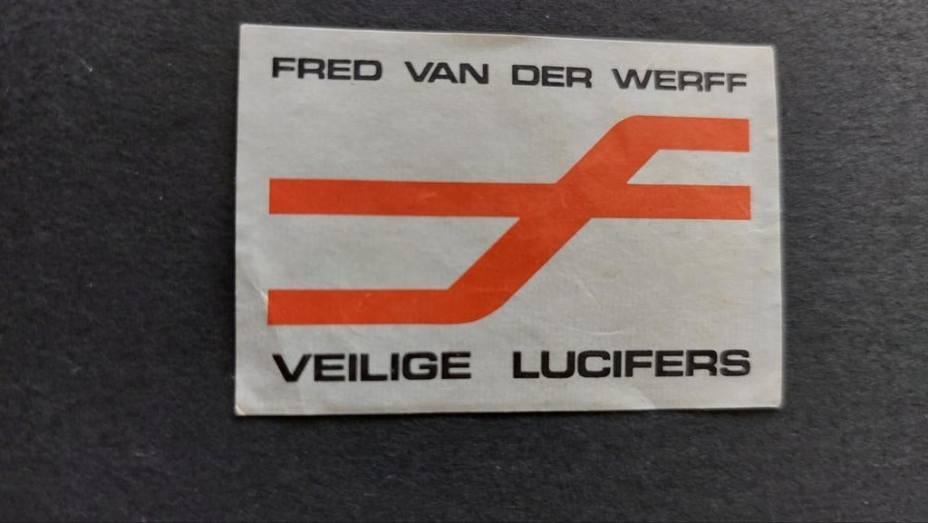 Luciferetiket, Fred van der Werff, Verzenden, Gebruikt, Luciferdoosjes of -merken