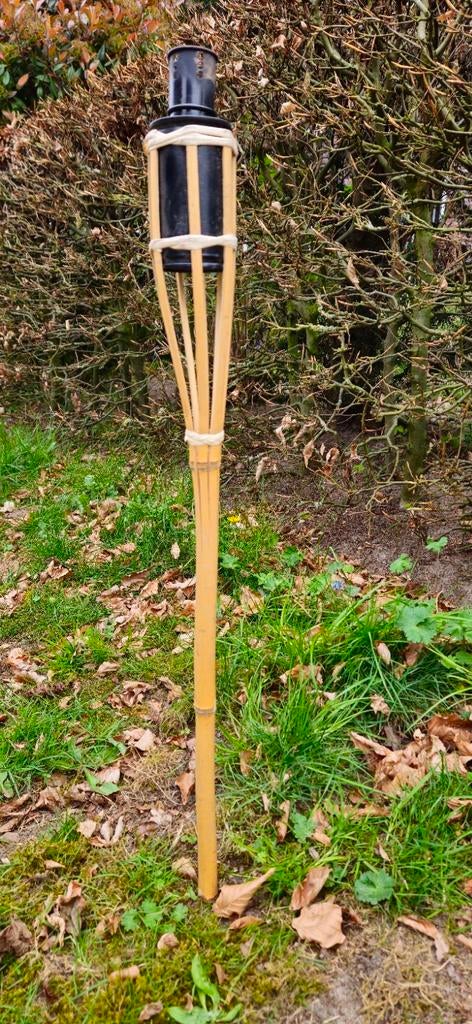 Tuinfakkel, Bamboe,  70 cm, 15 stuks., Ophalen, Zo goed als nieuw