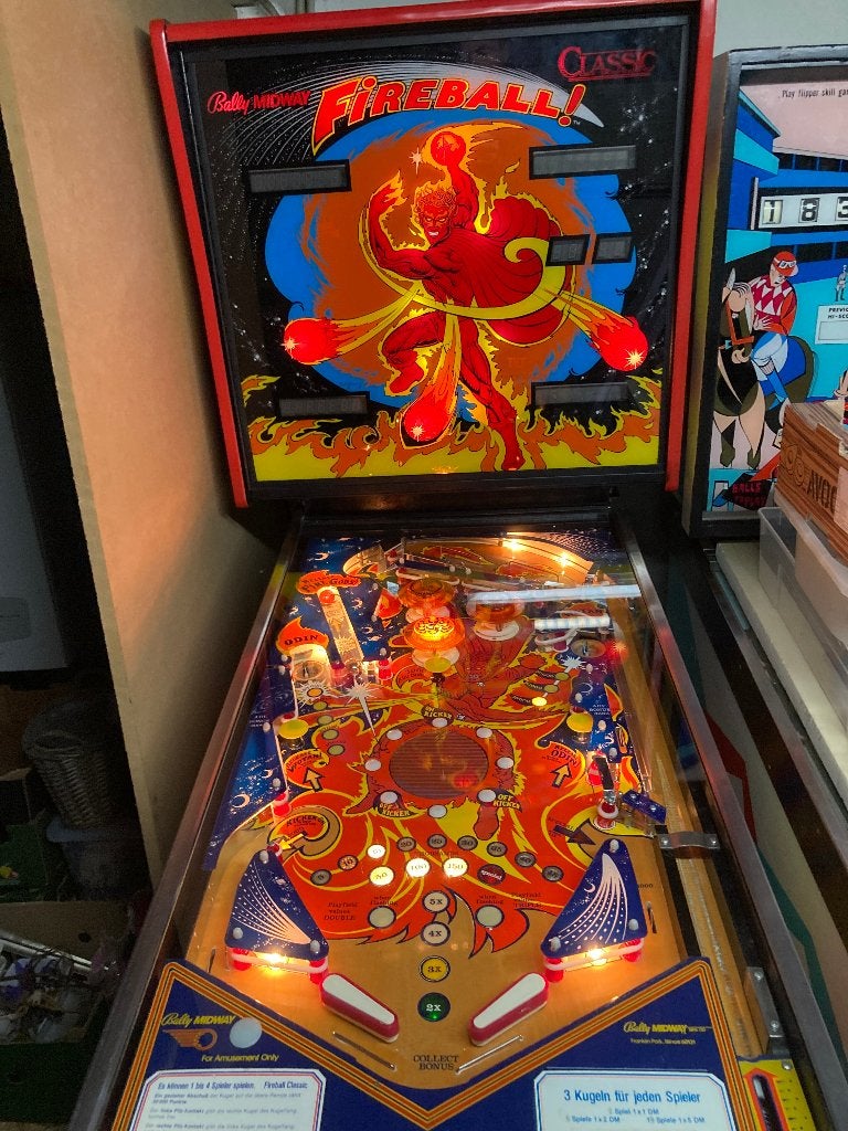 Flipperkast Bally Wulff Fireball Classic, Ophalen, Gebruikt, Elektronisch, Bally
