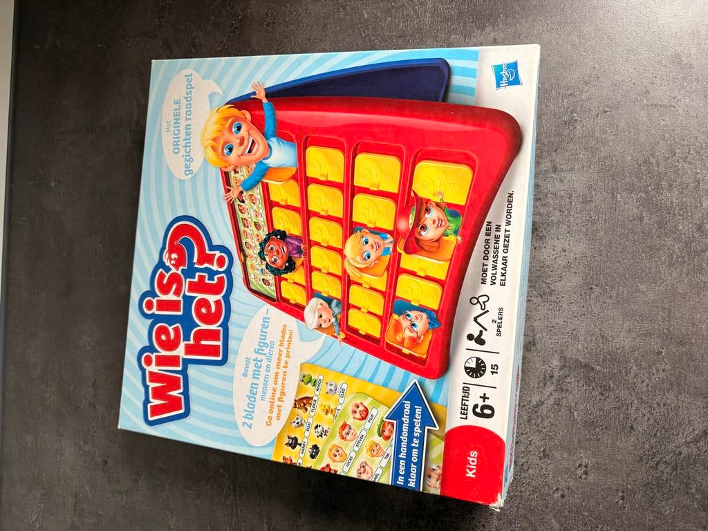 Wie is het? Spel met extra bladen  (o.a. Pasen, Dino), Ophalen of Verzenden, Gebruikt, Jongen of Meisje