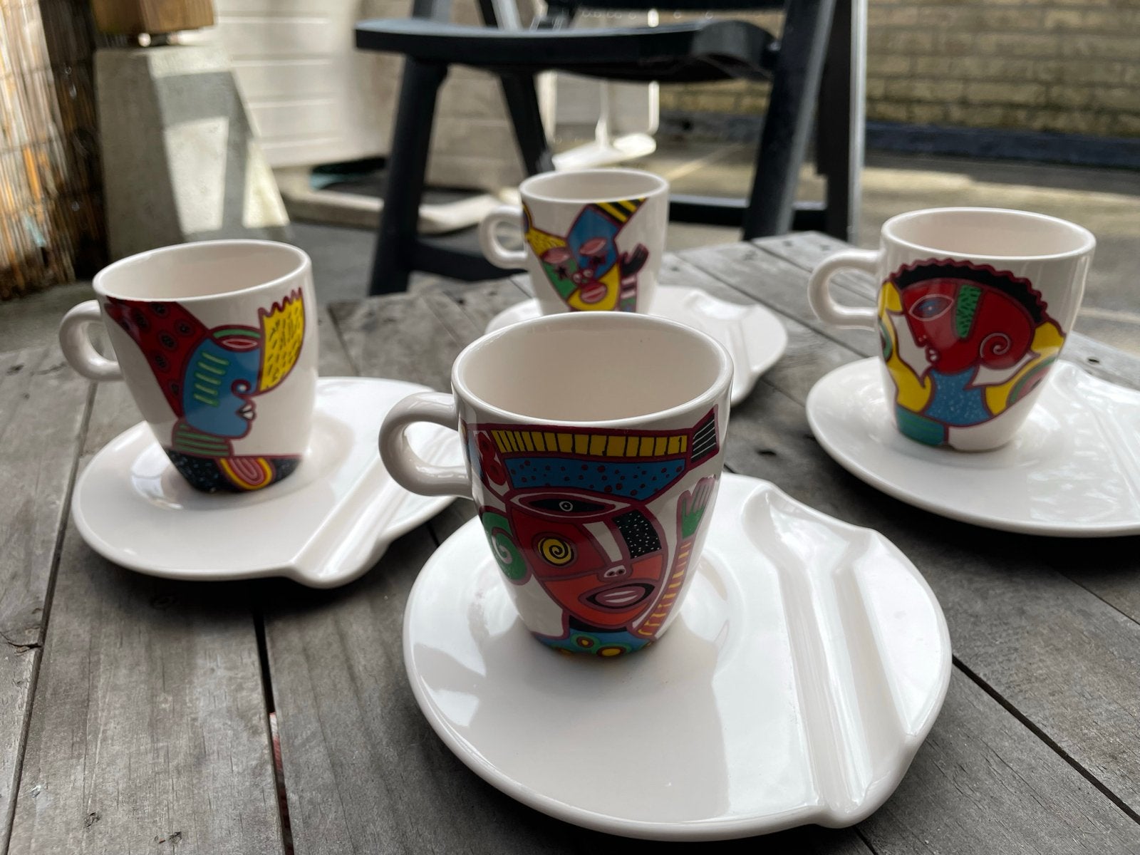 Douwe Egberts Mosa kop & schotels Clemens Briels (4 st), Ophalen, Overige merken, Zo goed als nieuw, Modern