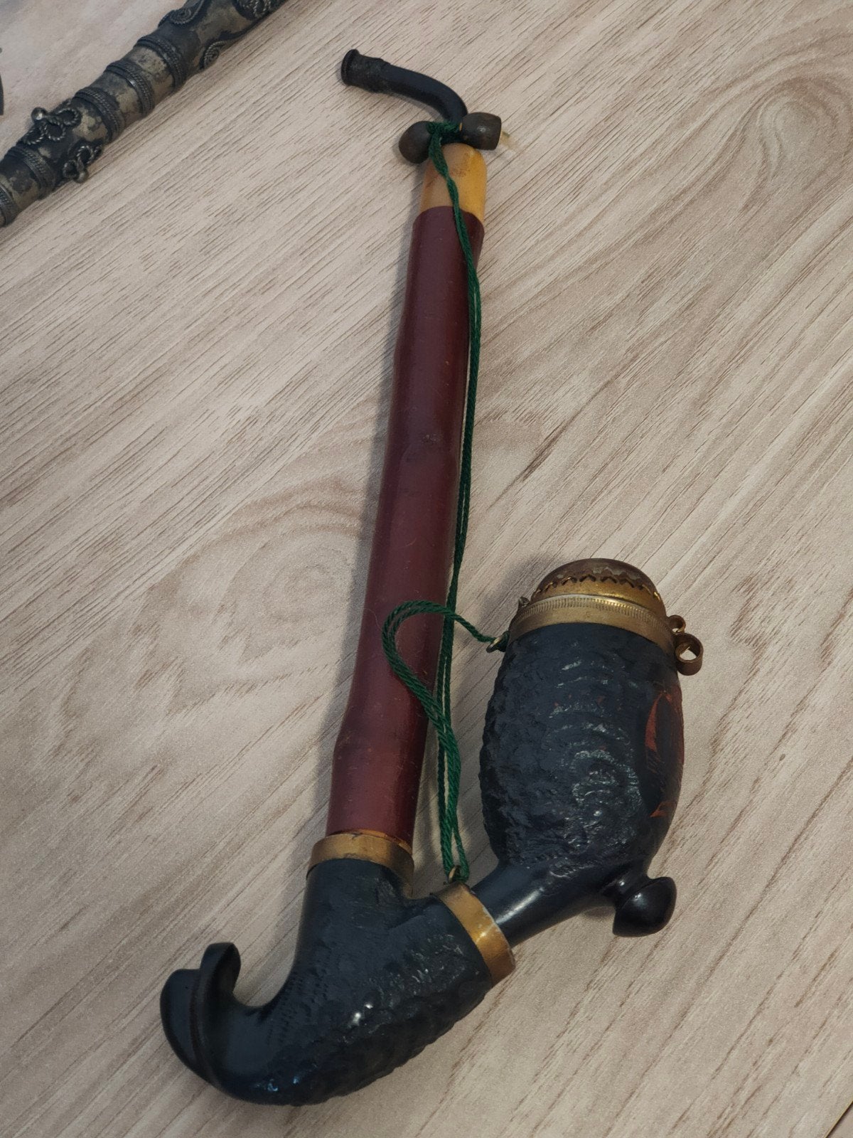 Antieke Gesteckpfeife (Cavalier Pijp) – Bruyere Garantie, Ophalen of Verzenden