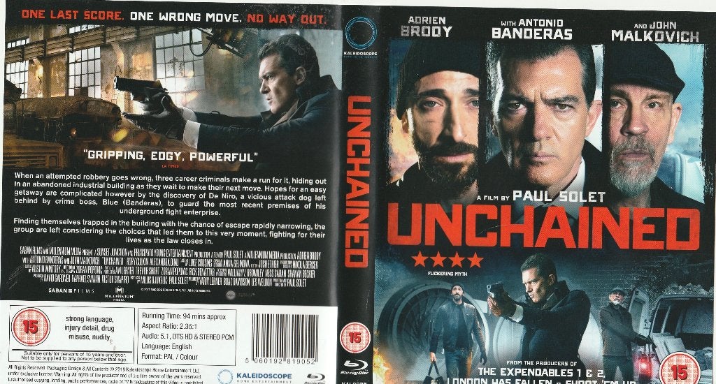 Unchained blu ray ( engels ), Cd's en Dvd's, Engels, Film, Actie, Ophalen of Verzenden