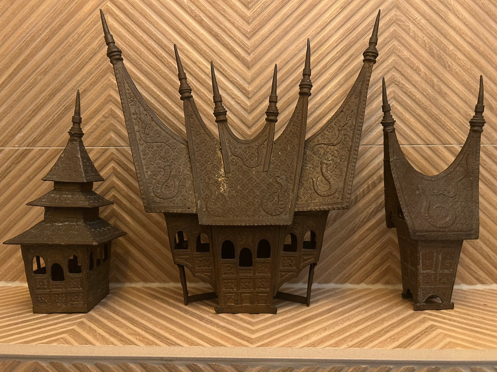 Minangkabau huis Sumatra Indonesie, Ritueel object, Ophalen of Verzenden, 26 cm, Indonesië