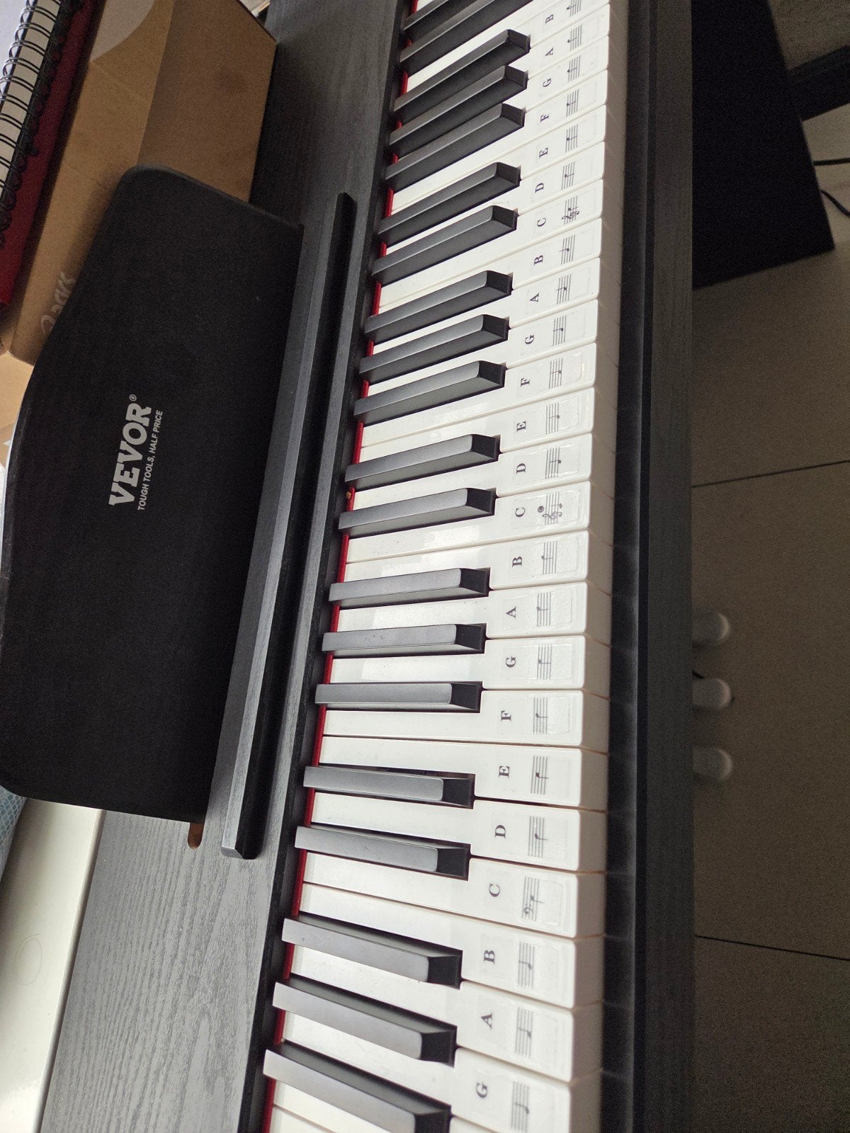 Vevor Digitaal Piano - nieuw, Zwart, Digitaal, Ophalen of Verzenden, Zo goed als nieuw