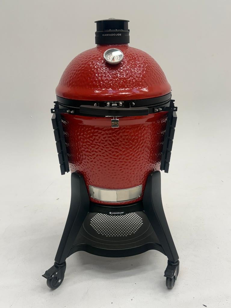 Kamado joe classic III, Tuin en Terras, Houtskoolbarbecues, Ophalen, Zo goed als nieuw, Kamado, Met accessoires