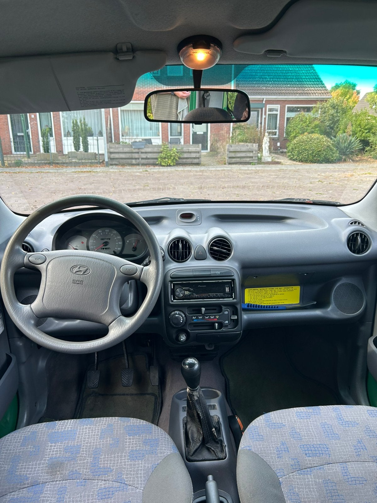 Hyundai Atos 1.1 2004 Groen, Auto's, Voorwielaandrijving, Stof, 31 €/maand, 4 cilinders
