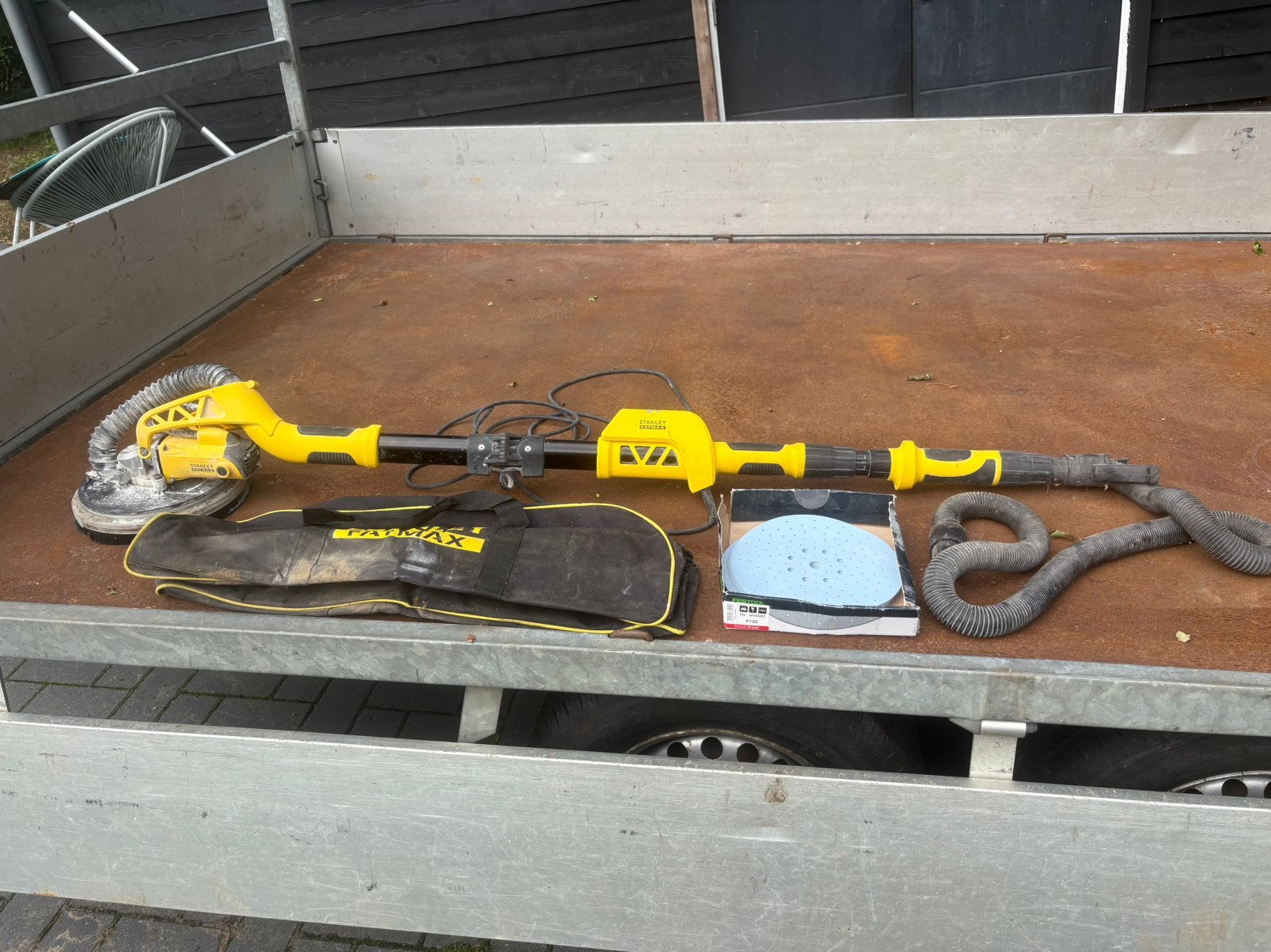 Stanley FatMax SFMEE500S langnek schuurmachine 225mm, Ophalen, Zo goed als nieuw, Overige typen, Minder dan 2 meter