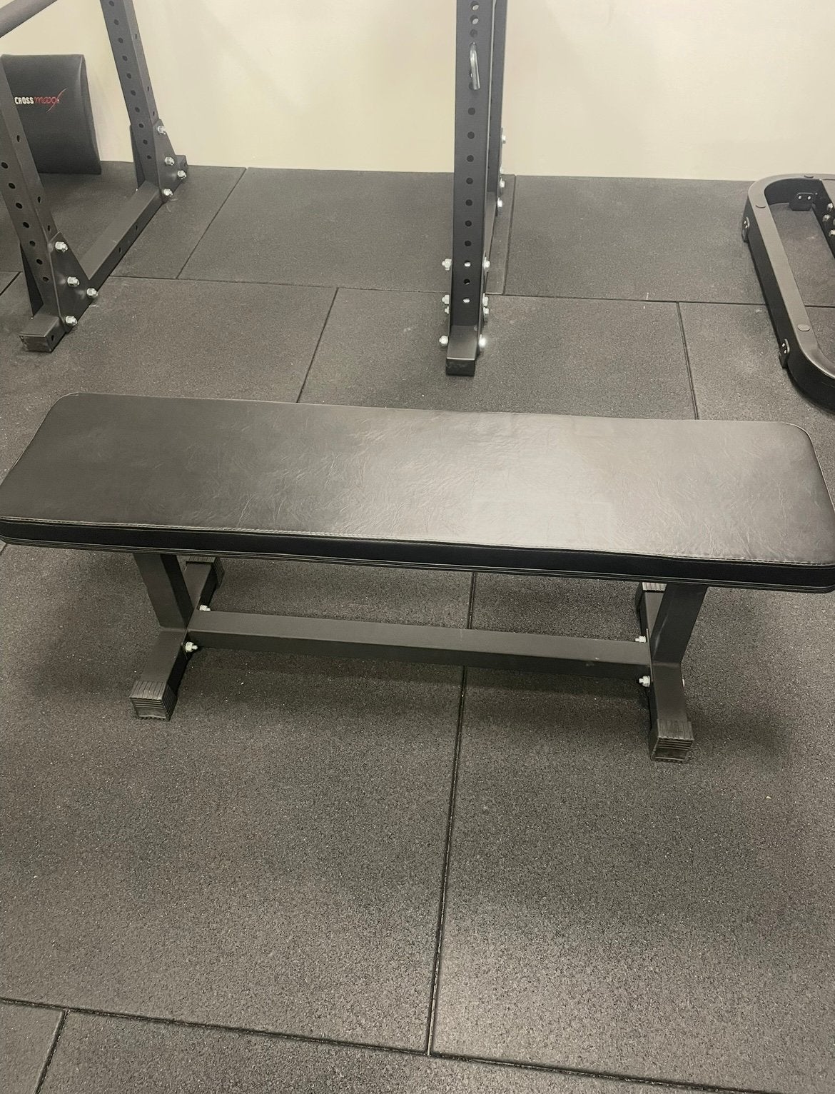Crossmaxx flat bench - perfecte staat, Ophalen, Zo goed als nieuw, Fitnessbank
