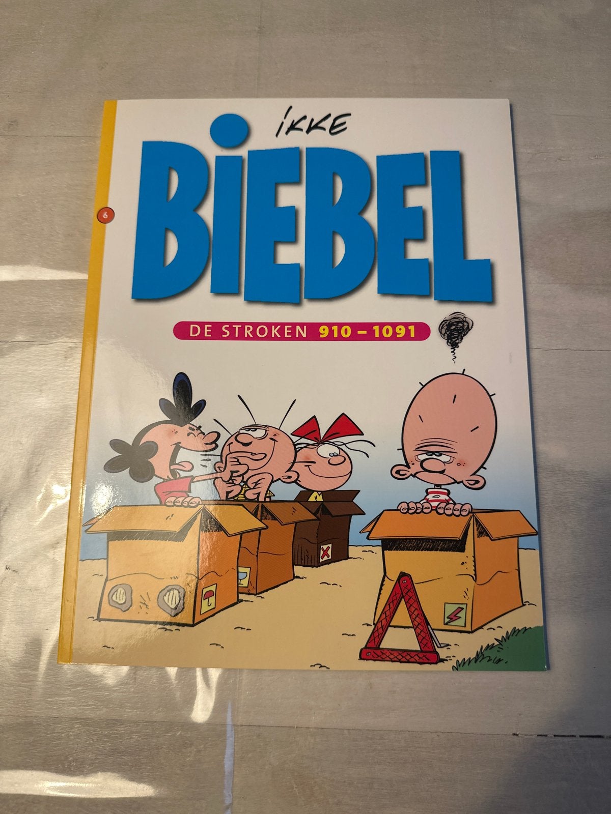 Biebel: De Stroken 910-1091 - Stripboek, Boeken, Stripboeken, Zo goed als nieuw, Eén stripboek, Ophalen of Verzenden