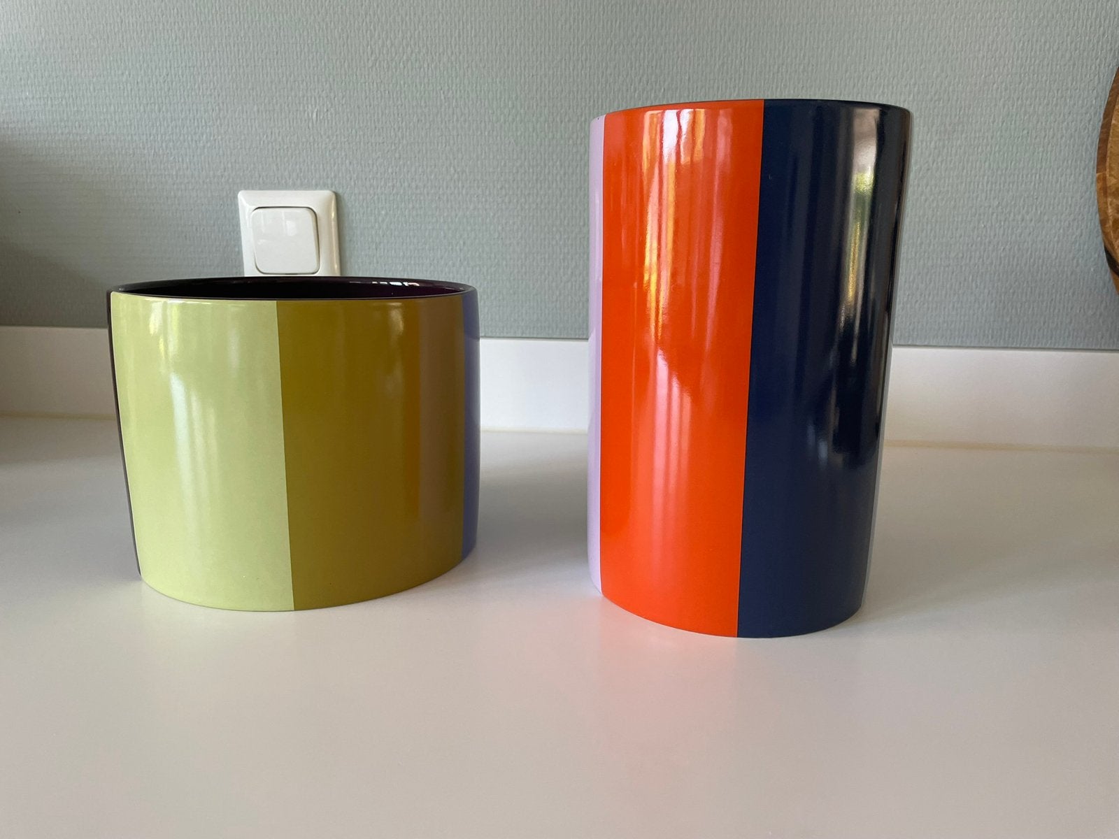 Ikea tesammans potten, Rond, Ophalen of Verzenden, Zo goed als nieuw, Aardewerk