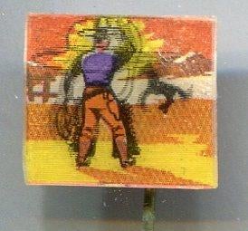 Cowboy met lasso Reflexa - Nürnberg speldje ( T_167 ), Verzamelen, Speldjes, Pins en Buttons, Verzenden, Zo goed als nieuw, Figuurtje
