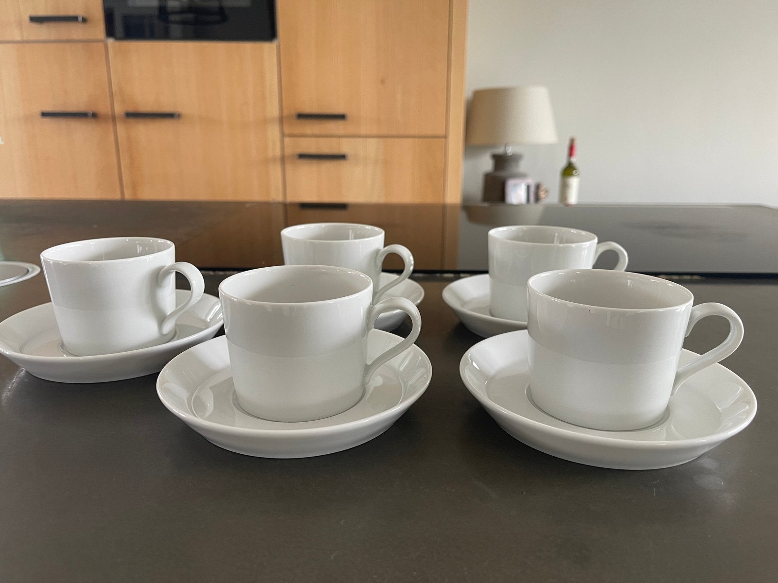 Arzberg Tric 5x Cappuccino Kopjes - Sieger Design, Arzberg, Ophalen of Verzenden, Zo goed als nieuw, Modern