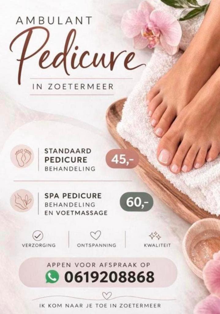 Pedicure aan huis, Ophalen of Verzenden, Overige typen
