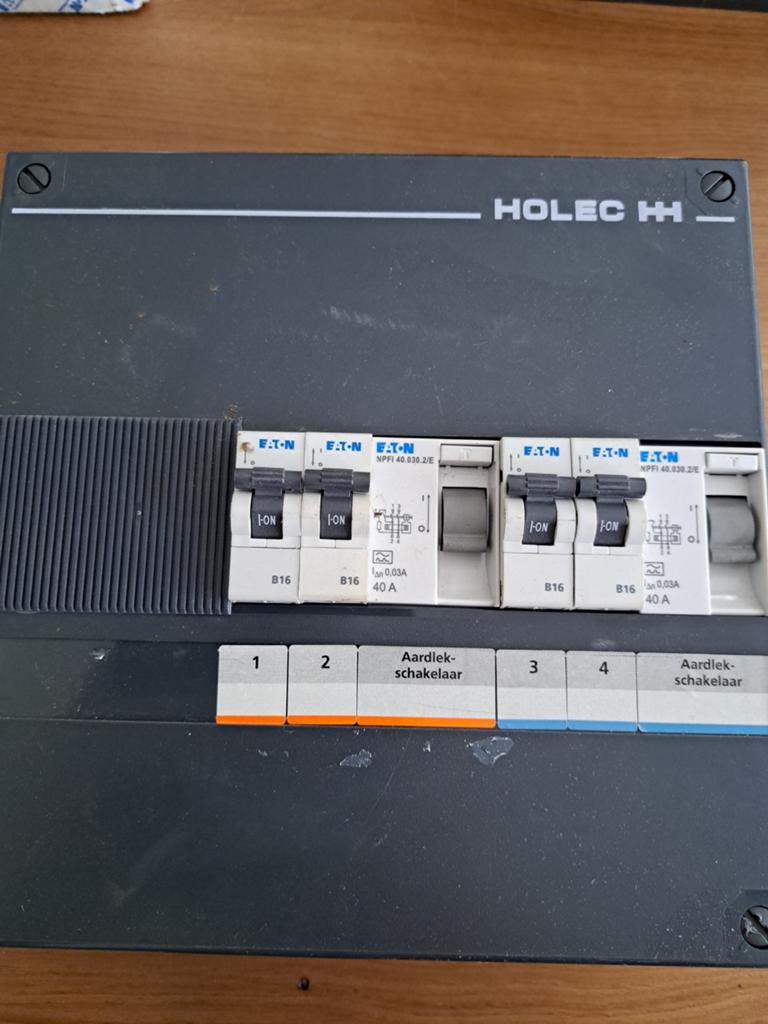 Groepenkast Holec, Ophalen of Verzenden, Gebruikt