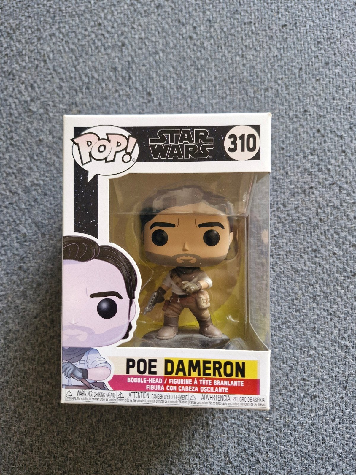 Funko Pop! Star Wars Poe Dameron #310, Ophalen of Verzenden, Zo goed als nieuw, Actiefiguurtje