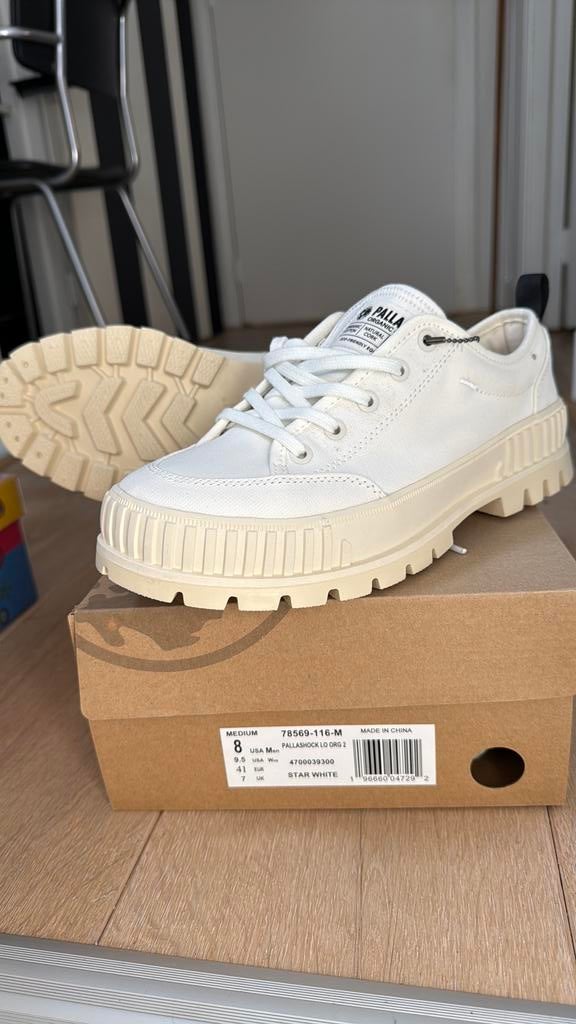 Palladium Authentic Style,  nieuw in doos, maat 41 EU, Wit, Nieuw, Wandelschoenen, Ophalen of Verzenden