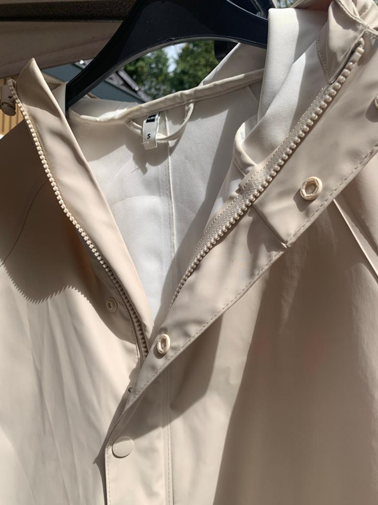 HEMA Regenjas Maat M Beige, Ophalen of Verzenden, Zo goed als nieuw, Maat 38/40 (M), Beige
